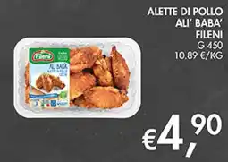 Coal Alette di pollo ali' baba' fileni offerta