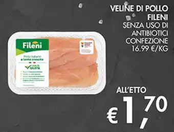 Veline di pollo Fileni