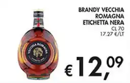 Coal Brandy vecchia romagna etichetta nera offerta