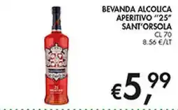 Coal Aperitivo 25 Sant'Orsola offerta