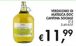 Coal Verdicchio di Matelica DOC Cantina Sociale offerta