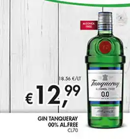 Coal Gin Tanqueray 00% Al.Free offerta