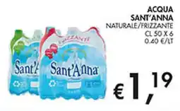 Coal Acqua Sant'Anna naturale/frizzante offerta
