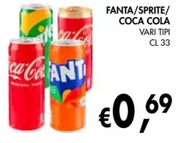 èccoMI Fanta/Sprite/Coca Cola offerta