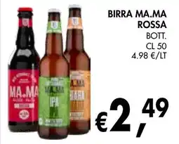 èccoMI Birra Ma.Ma Rossa offerta