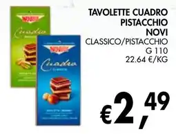 èccoMI Tavolette cuadro pistacchio novi classico offerta