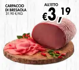èccoMI Carpaccio di bresaola offerta