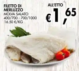 èccoMI Filetto di merluzzo molva salato offerta