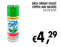 èccoMI Deo spray Oust offerta
