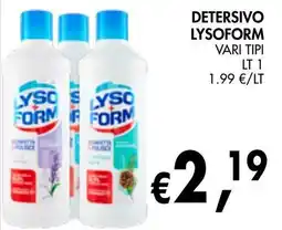 èccoMI Detersivo Lysoform offerta