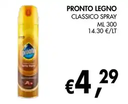 èccoMI Pronto legno classico spray offerta