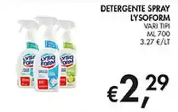 Superstore Coal Detergente spray Lysoform offerta