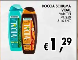èccoMI Doccia schiuma Vidal offerta