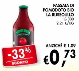 èccoMI Passata di pomodoto bio La Russolillo offerta