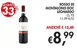 Superstore Coal Rosso di Montalcino DOC Leonardo offerta