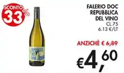 Superstore Coal Falerio Doc Repubblica del Vino offerta