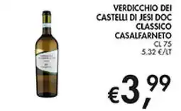 Superstore Coal Verdicchio dei Castelli di Jesi DOC Classico Casalfarneto offerta