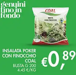 Superstore Coal Insalata poker con finocchio Coal offerta