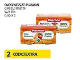 Coal Omogeneizzati Plasmon carne/frutta offerta