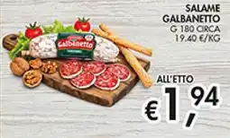 Superstore Coal Salame Galbanetto offerta