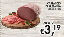Superstore Coal Carpaccio di bresaola offerta
