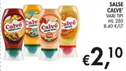 Superstore Coal Salse Calvé vari tipi offerta