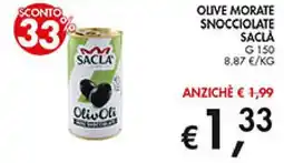 Superstore Coal Olive morate snocciolate Sacla offerta