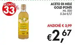 Superstore Coal Aceto di mele Gold Ponti offerta