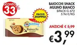 Superstore Coal Baiocchi snack mulino bianco offerta