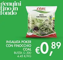 Coal Insalata poker con finocchio Coal offerta