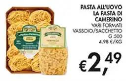 Superstore Coal Pasta all'uovo la pasta di Camerino offerta