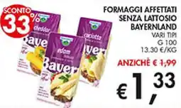 Coal Formaggi affettati senza lattosio Bayernland offerta