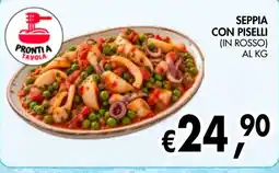èccoMI Seppia con piselli (in rosso) offerta