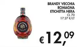 Superstore Coal Brandy Vecchia Romagna Etichetta Nera offerta