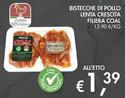 Superstore Coal Bistecche di pollo filiera coal offerta