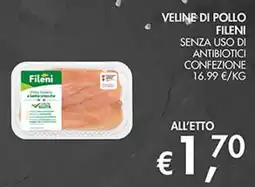 Superstore Coal Veline di pollo Fileni offerta