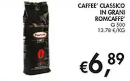 Superstore Coal Caffè' classico in grani Romcafe' offerta