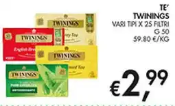 Superstore Coal Te' Twinings vari tipi offerta
