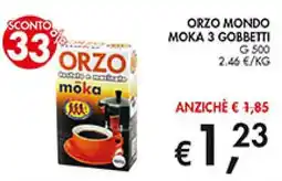 Superstore Coal Orzo Mondo Moka 3 Gobbetti offerta