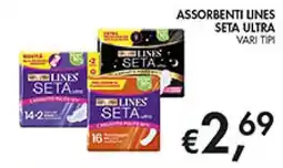 Coal Assorbenti Lines Seta Ultra offerta