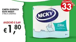 Coal Carta igienica Elite Nicky offerta