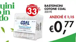 Coal Bastoncini Cotone Coal offerta