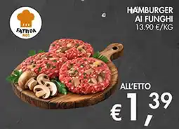 Superstore Coal Hamburger ai funghi offerta