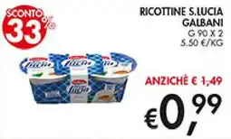 Superstore Coal Ricottine S.Lucia Galbani offerta