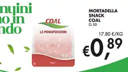Superstore Coal Mortadella snack Coal offerta