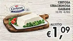 Coal Certosa stracremosa Galbani offerta