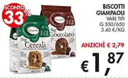 Coal Biscotti Giampaoli offerta