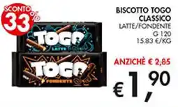 Coal Biscotto Togo classico offerta