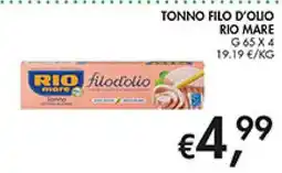 Superstore Coal Tonno filodolio Rio Mare offerta