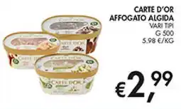Superstore Coal Carte d'or affogato algida offerta